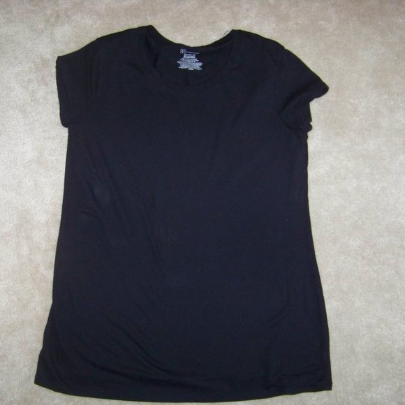 No Boundaries Two Scoop Crew Neck Tee Shirts - Picture 3 of 6